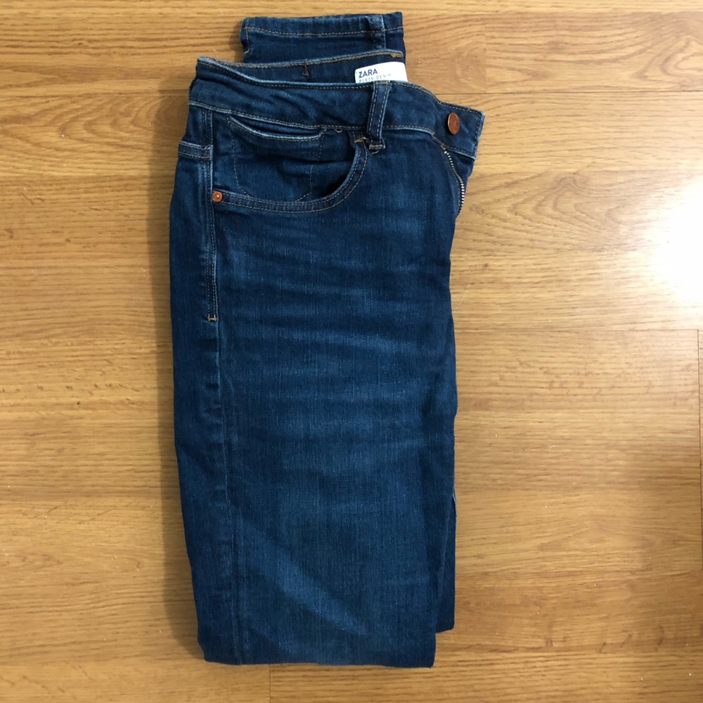 ZARA Z1975 High-waisted, denim jeans